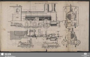 Güterzug-Locomotive von J. A. v. Maffei's Eisenwerk in Hirschau bei München