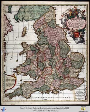 A new map of the Kingdom od England