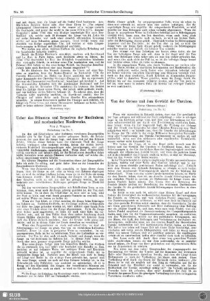 Ueber das Stimmen und Repariren der Musikuhren und mechanischen Musikwerke (Fortsetzung von No. 9)