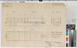 Steinhelle (Olsberg) - Medebach (Medebach) Kleinbahn offener Güterwagen 1930 1 : 20 51 x 76 Pause Regierung Arnsberg I,V Nr. 839