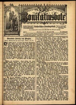 Ausgabe vom Sonntag, den 27. August 1893.