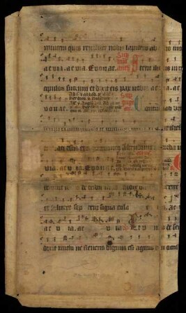 Antiphonale (Fragment)