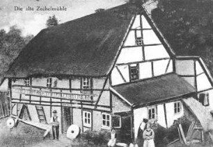 Nossen-Heynitz. Zechelmühle, Repro nach Ansichtskarte