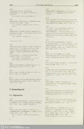 2. Kunsttheorie