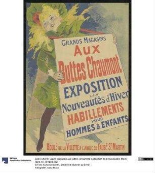 Grand Magazins Aux Buttes Chaumont. Exposition des nouveautés d'hiver