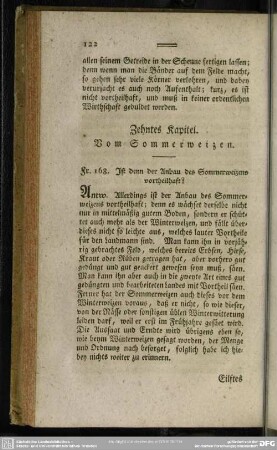 Zehntes Kapitel. Vom Sommerweizen