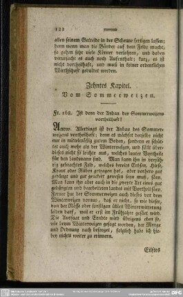 Zehntes Kapitel. Vom Sommerweizen