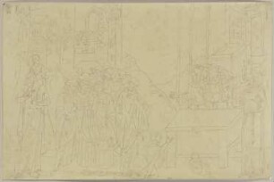 Eines der Wunder nach dem Tode des Heiligen Franz von Assisi