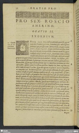 Pro Sex. Roscio Amerino. Oratio II.