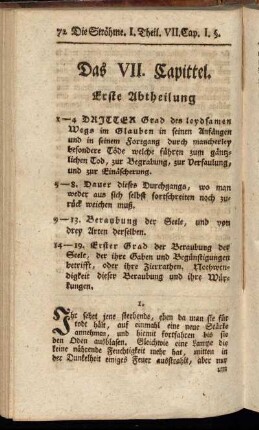 Das VII. Capittel.
