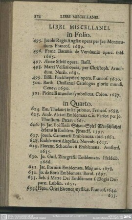Libri Miscellanei