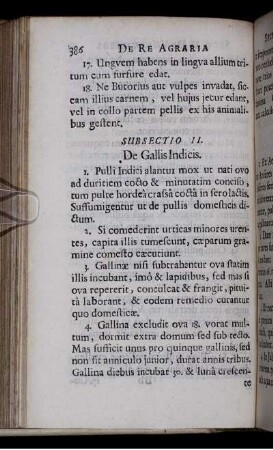 Subsectio II. De Gallis Indicis