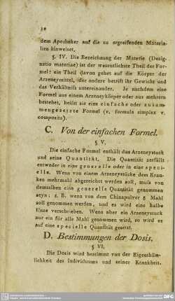 D. Bestimmungen der Dosis