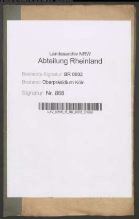 Die Gebete für die Standesherren