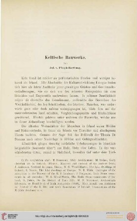 1: Keltische Bauwerke