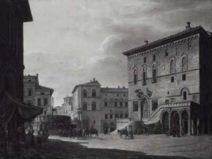 Der Marktplatz von Perugia