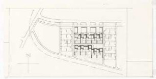 Bundesgartenschau, Karlsruhe 1967 Siedlung Im Eichbäumle: Lageplan