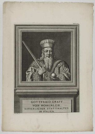 Bildnis des Gottfried von Hohenloh