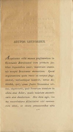Auctor Lectoribus