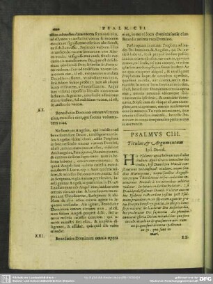 Psalmus CIII
