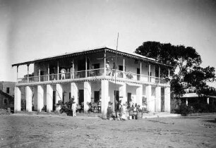 Deutsch-Ostafrika. Tanga. Gasthaus des Griechen Kroussos