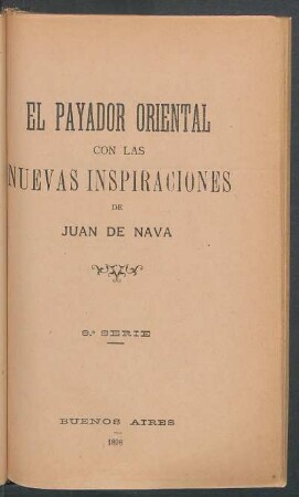 El payador oriental con las nuevas inspiraciones