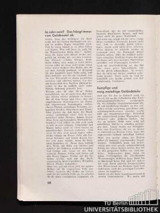 Ja oder nein? Das hängt immer vom Gedbeutel ab