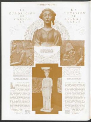 La exposición de calcos en la Comisión de Bellas Artes