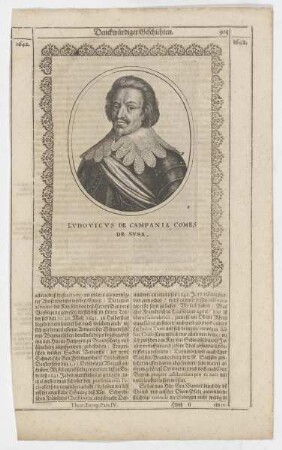 Bildnis des Ludovicus de Campania
