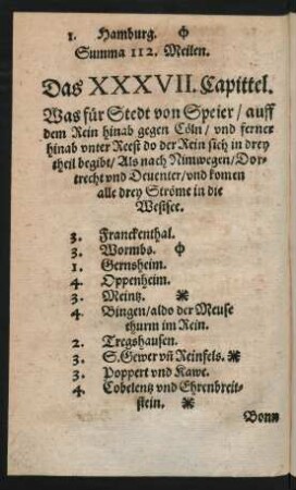Das XXXVII. Capittel.