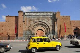 Stadtmauertor : Blick auf das Tor Bab Agnaou in Marrakesch, aufgenommen am 04.11.2008