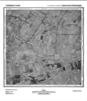 Oppenwehe - Bulzendorf, Gauß-Krüger-Koordinaten: Rechtswert: 3468, Hochwert: 5814