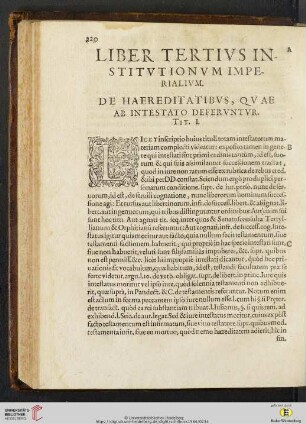 Liber tertivs institvtionvm imperialivm