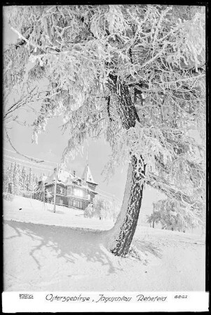 Rehefeld im Erzgebirge, Jagdschloss im Winter