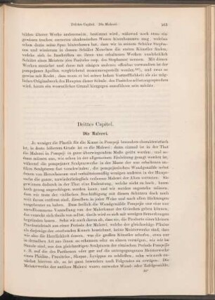 Drittes Capitel. Die Malerei.
