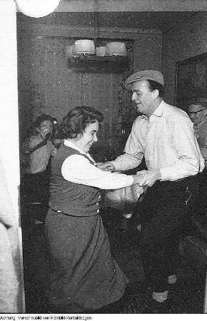 Geburtstag von Dorle (Dora Höhne) - Mutter von Ingrid, 1958