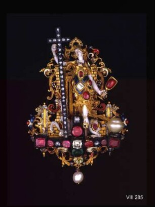 Anhänger mit der Fides, der Personifikation des Glaubens