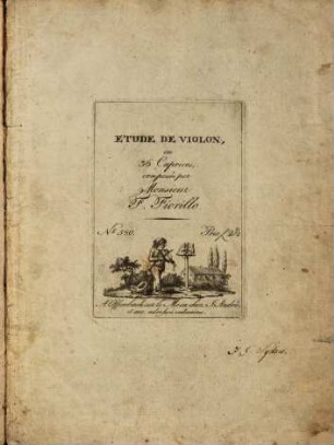 Etude de violon : ou 36 caprices