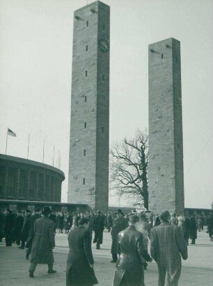 Olympia-Stadion. Eingang