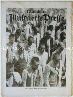 Wochenzeitschrift "Münchner Illustrierte Presse" mit einem Propagandabericht über das KZ Dachau
