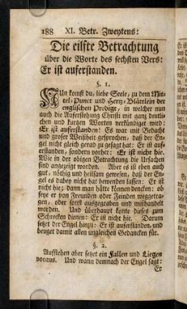 188-206, Eilfte Betrachtung