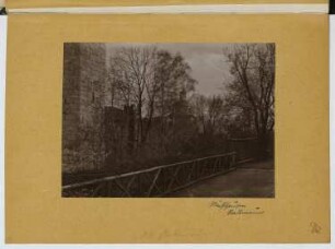 Alte Stadtmauer, Mühlhausen: Ansicht (aus: Skizzen- und Fotoalbum 24)
