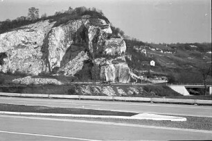 Kleinkems: Isteiner Klotz mit Autobahn