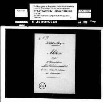 Das Veilchenmädel. Operette von Josef Hellmesberger