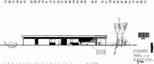 Plüderhausen: Empfangsgebäude Ansicht Gleisseite