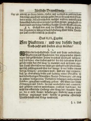 Das XLIX. Capitel. - Das LV. Capitel.