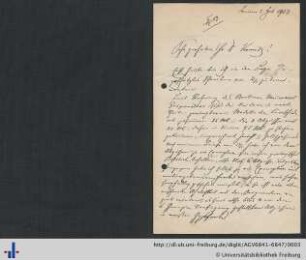 Brief, 02.02.1903
