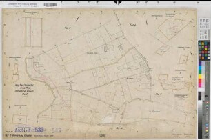 Dingden (Hamminkeln), Flurbereinigung Dingden, Bl.15 Zuteilungskarte Flur 15