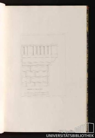 Pl. 7. Corniche Du Palais Pitti.