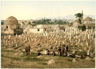 Damas. Cimetière du Meidan. [Damaskus, historischer Friedhof [Bab-al-Saghir?]]